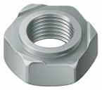 Porca sextavada de solda Tuerca hexagonal de soldadura Hex weld nut PO SX SD Dimensões: DIN 99 Rosca: DIN 3 (ISO 96) - 6G Materia: Aço baixo carbono Dimensiones: DIN 99 Rosca: DIN 3 (ISO 96) - 6G