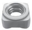 solda Tuerca cuadrada de soldadura Square weld nut PO QD SD Dimensões: DIN 98 Rosca: DIN 3 (ISO 96) - 6G Materia: Aço baixo carbono Dimensiones: DIN 98 Rosca: DIN 3 (ISO 96) - 6G Material: Acero bajo