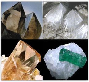 Propriedades dos Minerais Corpos sólidos de estrutura cristalina Naturais
