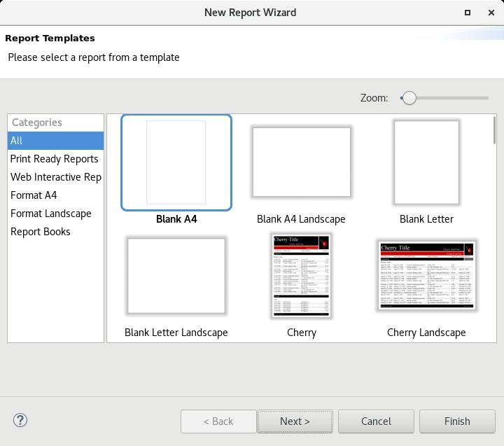 Formato do Relatório Escolha um formato de relatório que te agrade e, em seguida, clique