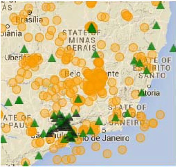Eventos sísmicos na Região Leste do Brasil