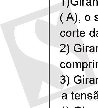 A máquina irá realizar completamente o corte de linha, mesmo que reponha o pedal à posição neutra logo após que a