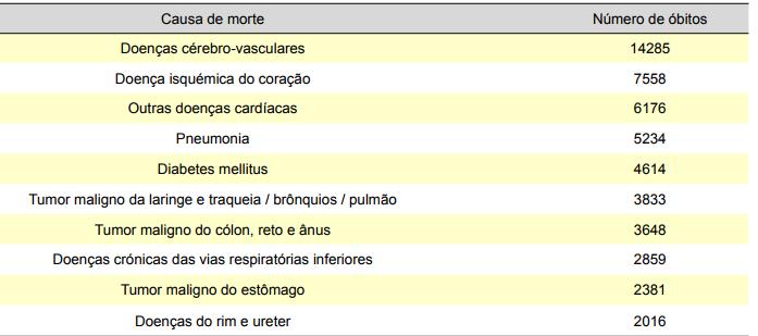 CAUSAS DE MORTE DGS