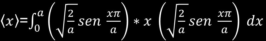 Determine o valor médio da posição de um elétron que tem