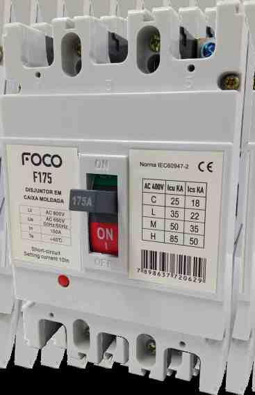 Isolamento (UI): AC 800V Tensão Nominal de Serviço (UE): AC 690V Frequência de rede: 50/60Hz
