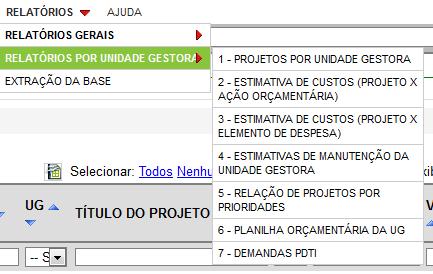 Importante: Uma vez validado o projeto, ele não poderá sofrer alterações a menos que seja