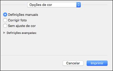 Para imprimir várias páginas em uma folha de papel, selecione o número de páginas no menu suspenso Páginas por Folha.