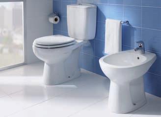 Tem uma ampla gama de soluções com várias medidas em sanitas compactas