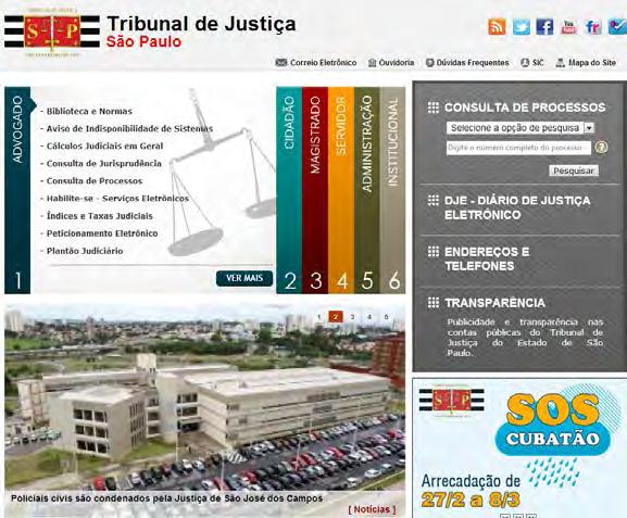 Peticionamento Eletrônico TJ/SP PARA ACESSO E HABILITAÇÃO DOS ADVOGADOS NO PORTAL E-SAJ 1.