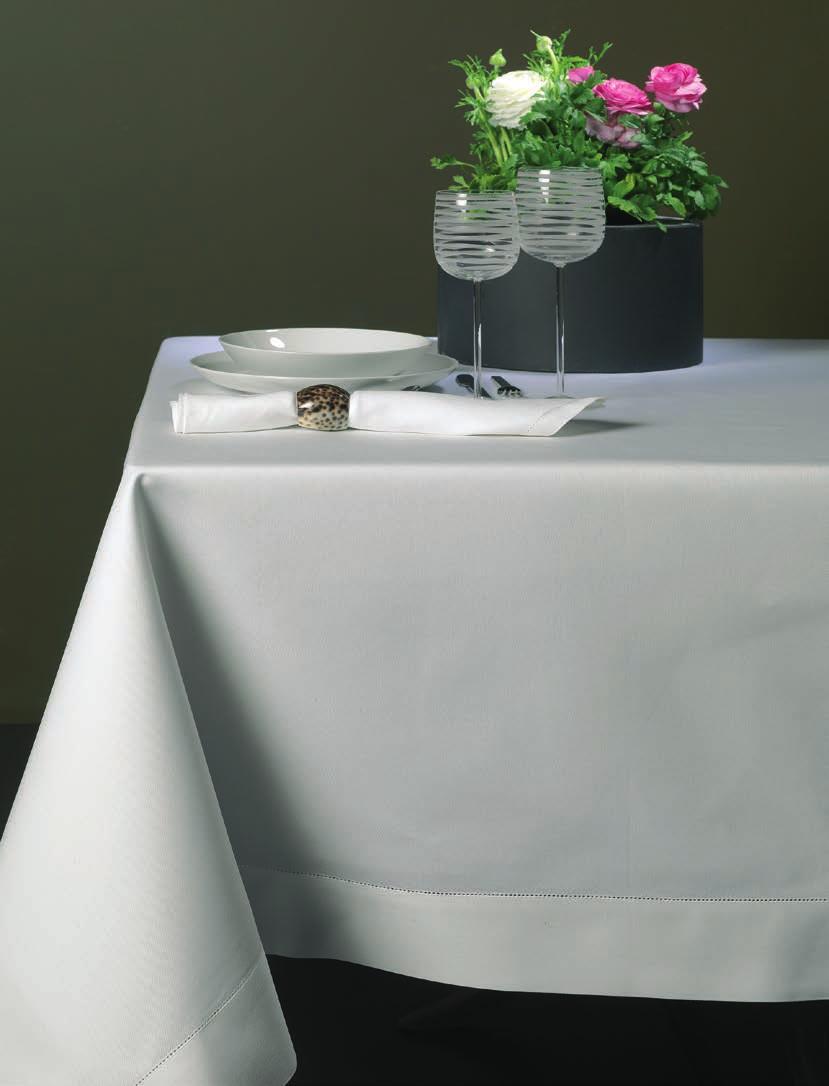 REFª DM1/L Cor Branco Colour White Color Blanco Toalha de Mesa Table Cloth Mantel Ajour a 8 cm 175 x 250 cm 175 x 300 cm Guardanapos Napkins