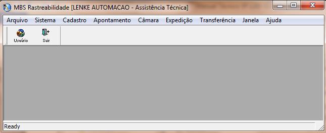 Criando usuário Acesse o ícone do MBS Propack, deve aparecer a seguinte tela abaixo: Selecione o nome da Empresa, Filial,