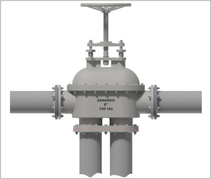 Figura 5 Juntas de instalação Figura 3 Válvula instalada corretamente com os tubos soldados