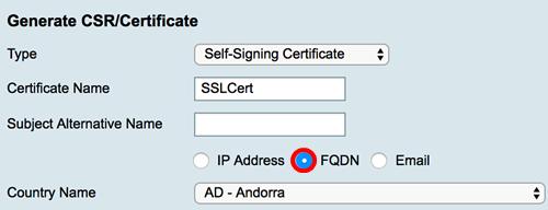 IP address Incorpore um endereço do Protocolo IP FQDN Incorpore um nome de domínio totalmente qualificado (o FQDN)