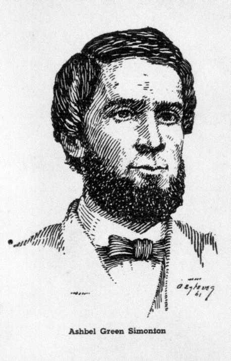 Ashbel Green Simonton (1833-1867) nasceu em West Hanover, no sul da Pensilvânia. Eram seus pais o médico e político William Simonton e D. Martha Davis Snodgrass, filha de um pastor presbiteriano.