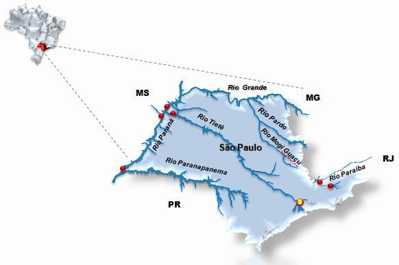 A CESP tem 6 Usinas Hidroelétricas