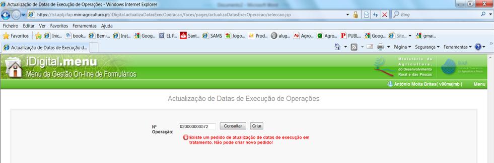 Enquanto a análise técnica não for iniciada, o beneficiário poderá editar o seu pedido e proceder aos ajustamentos que entender necessários.