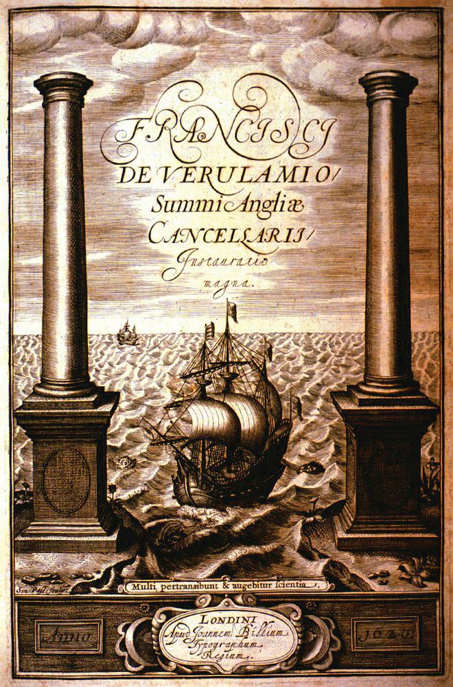 Capítulo 1 Figura 1: Frontispício da Instauratio Magna, obra publicada em 1620. (Fonte: Domínio Público).
