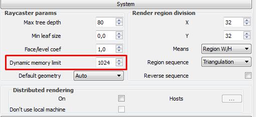 Render Não Inicia (Tela Preta) Quando o render começa o V-Ray primeiro carrega todas as informações na memória para só depois renderizar a cena.