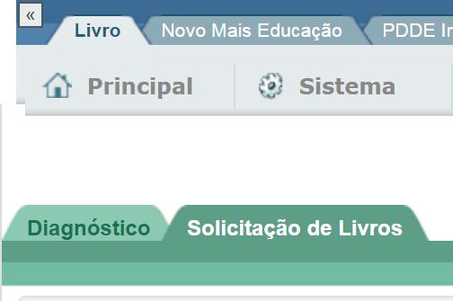 Solicitação da Reserva Técnica Caso não haja a possibilidade de realizar o remanejamento ou o remanejamento não seja suficiente para suprir o quantitativo de livros didáticos faltosos, a