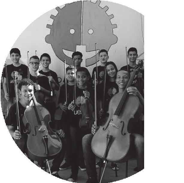 Brazil Camerata do Uerê Brasil Camerata do Uerê O projeto Camerata do Uerê começou em 2014 de forma voluntária com a missão de ensinar a prática do violino para as crianças interessadas do projeto