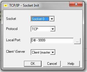 - Protocol selecionar TCP.