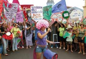 violência sexista. Para organizar o enfrentamento à violência, atualizar e visibilizar esse debate, fizemos em 2017 uma campanha nacional chamada Sem culpa, nem desculpa! Mulheres livres da violência.