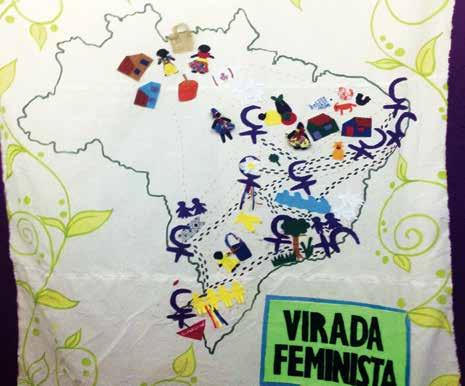 AÇÃO INTERNACIONAL DE 2015 Em 2015, a estratégia da Ação Internacional no Brasil foi diferente de 2010, que reuniu 3 mil mulheres em uma grande marcha nacional.
