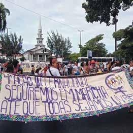 RUMO À 5 a AÇÃO INTERNACIONAL! Em 2020 acontece a 5ª Ação Internacional da Marcha Mundial das Mulheres, com o lema Resistimos para viver, marchamos para transformar!