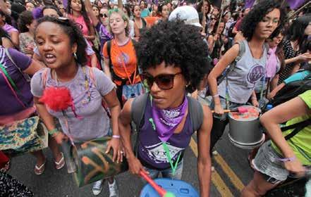 Elaine Campos 8 NO BATUQUE DO TAMBOR! A Batucada Feminista é um instrumento político de luta que expressa nossa ação feminista.