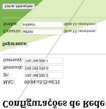 Navegador 27 Configurações de Rede Na página configuração de rede, apresentada na figura 16, é possível alterar os parâmetros de IP, Netmask e Gateway.
