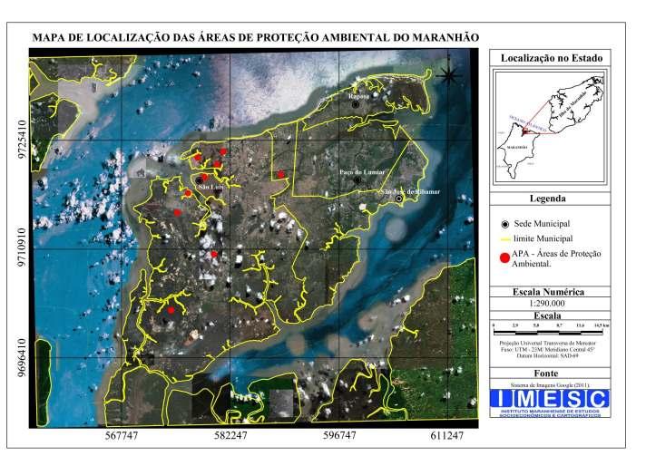 Mapa 6 Localização das Áreas de