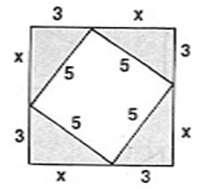3) Calcule a área da figura, supondo as medidas em cm: 4)
