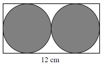 (a) 10 (b) 14 (c) 24 (d) 28 (e) 48 6) A medida do raio de um círculo cuja área é aproximadamente 50,24 cm 2 é: (use π = 3,14) (a) 4 cm (b) 3,4 cm (c) 7 cm (d) 2 cm (e) 5 cm 7) A área da parte branca