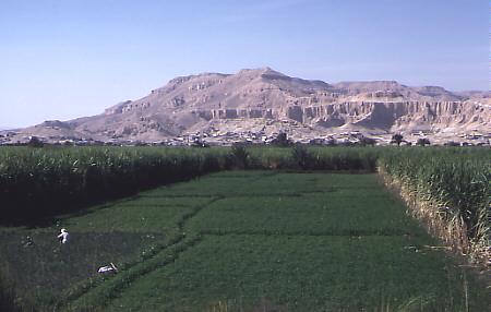 EGIPTO FARAÓNICO Com a paisagem dominada pelos