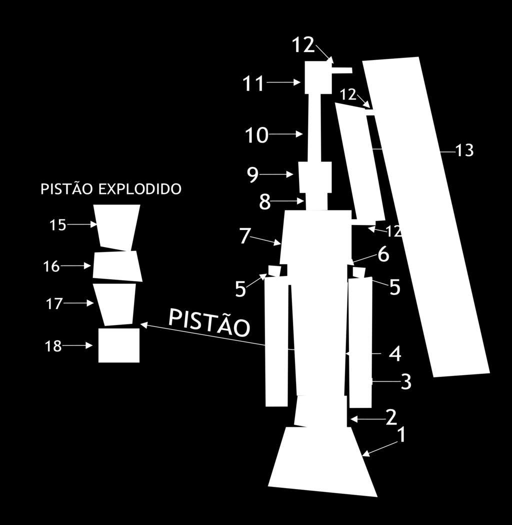 Tirante do pistão Guia do cabo Jogo de pino (3 unidades) Cabo da bomba Suporte do cabo Aranha do pistão Bucha do pistão Pino do pistão Porca da aranha INSTALAÇÃO Instale a bomba manual para poço em