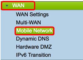 Configurar a rede móvel no roteador do Rv34x Series Objetivo O Modems móvel da Banda larga USB permite o acesso ao Internet através de um provedor de serviço da Internet 3G.