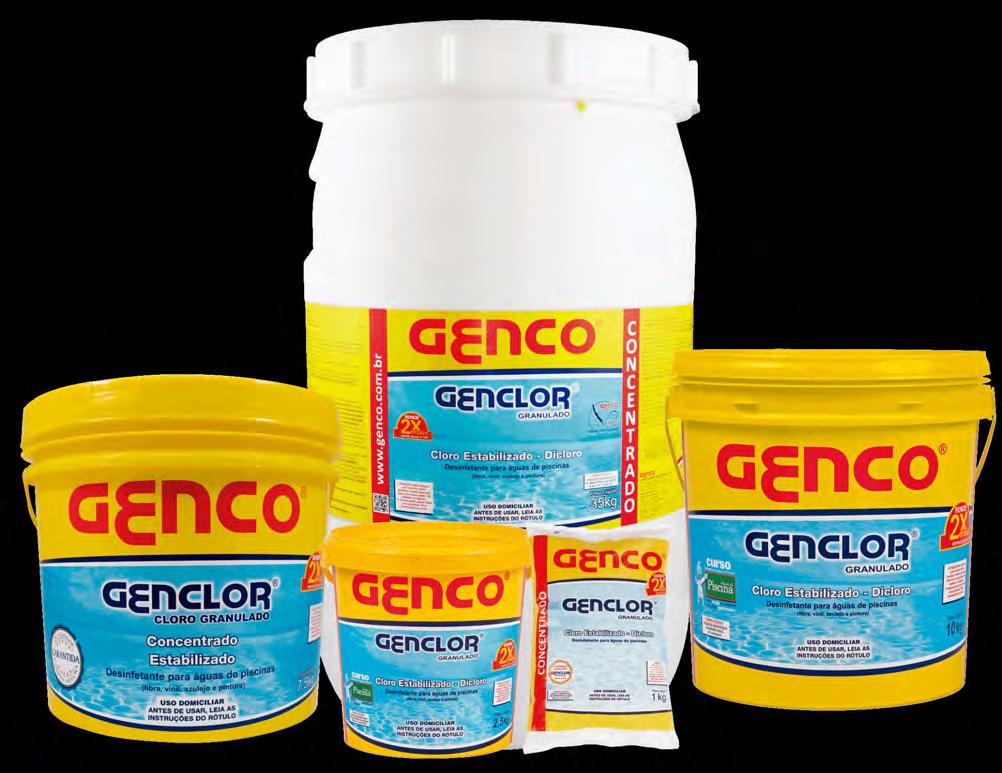Desinfecção com cloros Genco Cloração com Genclor