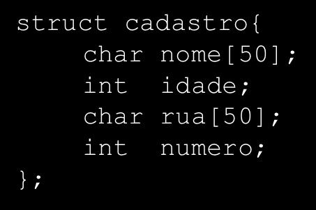 12 Estruturas Acesso (III) Para leitura, deve-se ler cada variável, independentemente, respeitando