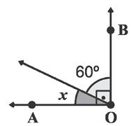 4. Na figura, o ângulo ˆ AOB é reto.