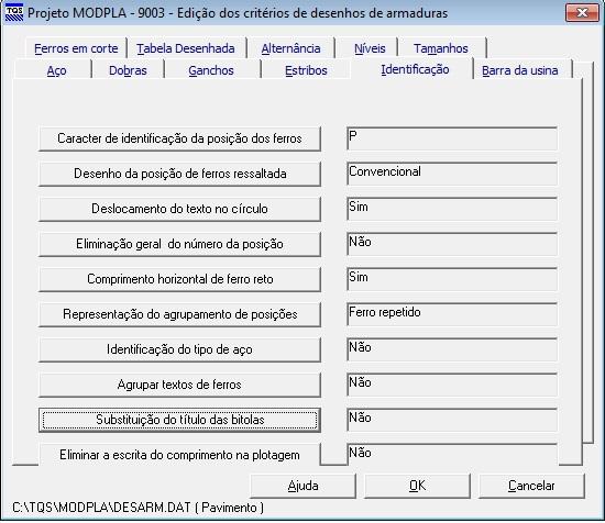 Caractere de posição O caractere de posição é qualquer letra ou pode ser suprimido fornecendo-se o caractere "+": O número da posição pode estar em formato convencional, dentro de uma circunferência,