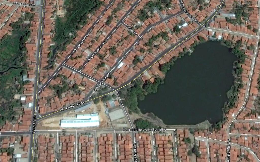 Urbanização das margens da Lagoa.