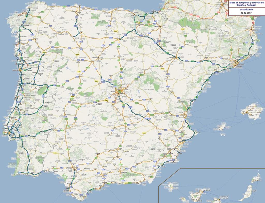 Ilustração 3 Mapa das auto-estradas