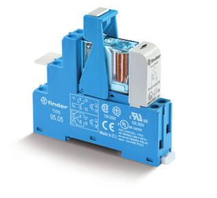 Relé modular de interface 10 A 2 contatos - relé modular de interface, largura 15.8 mm.p8.62 Interface ideal para sistemas eletrônicos e para PLC Tipo.P8 2 contatos, 10 A Tipo.