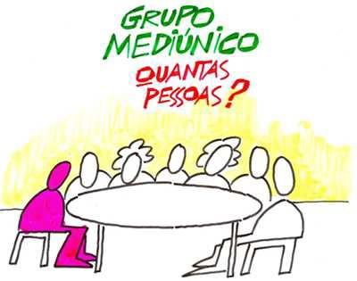 Organização e funcionamento das reuniões mediúnicas PARTICIPANTES DA REUNIÃO O número de participantes