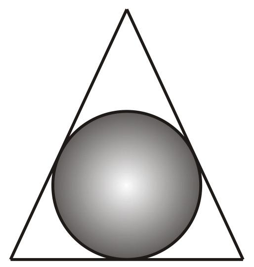 QUESTÃO Na figura ao lado temos uma esfera de raio R, inscrita num cone circular reto de raio cm e altura h cm O plano α, paralelo à base do cone, está à distância R cm desta base É verdade que: