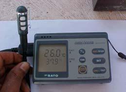 Esta metodologia consistiu na medição da pressão dinâmica do ar por meio de um tubo de "Pitot" conectado a um manômetro diferencial inclinado.