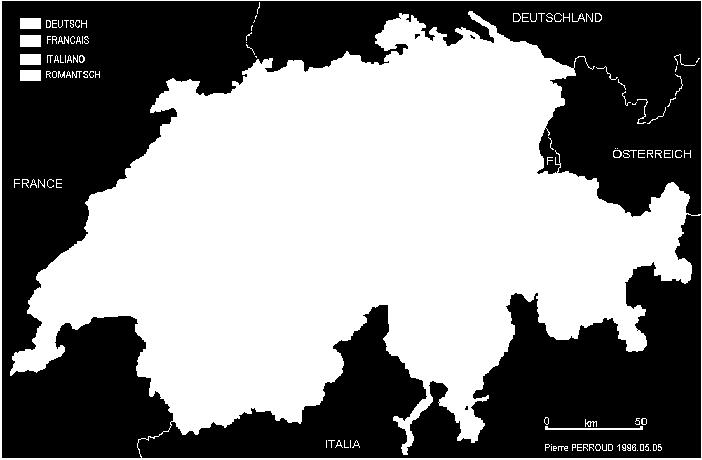 ATHENA MAP OF LANGUAGES IN SWITZERLAND