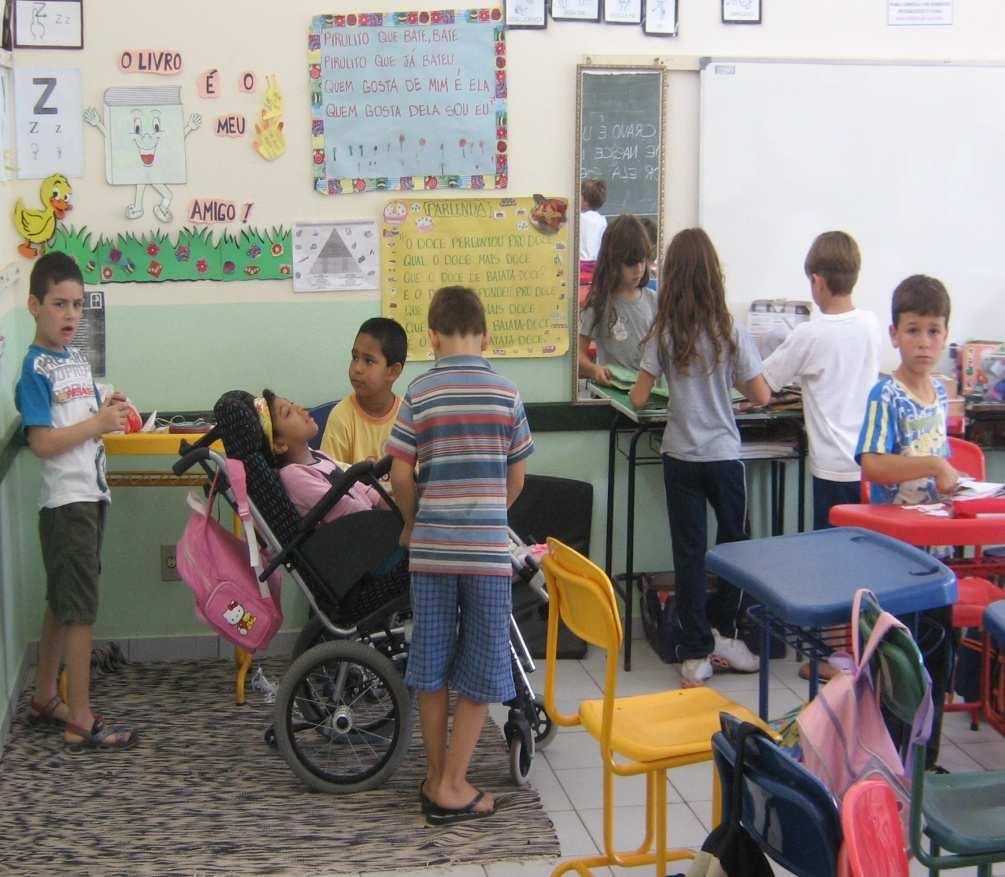 POLÍTICA NACIONAL DA EDUCAÇÃO ESPECIAL NA PERSPECTIVA DA EDUCAÇÃO INCLUSIVA - 2007 Tem como objetivo assegurar a inclusão escolar de alunos com deficiência, transtornos globais do desenvolvimento e