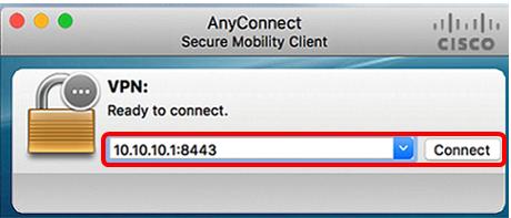 Clique sobre o ícone de cliente seguro da mobilidade de AnyConnect. Etapa 2.