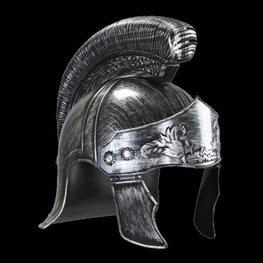 Os capacetes eram feitos de metal e protegiam a cabeça do soldado Na cabeça o capacete da salvação Os romanos inovaram com um